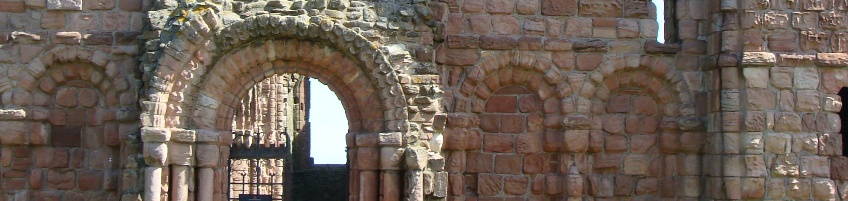 Lindisfarne Monastery, Northumberland.